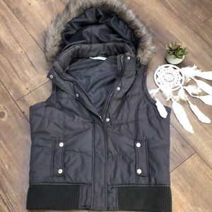 Comfy Puff Vest with Hood